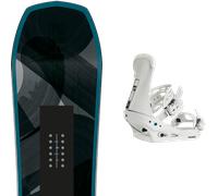 Pack snowboard Amplid Singular Twin 26 + Attacchi Sci - Verde / Blu / Nero - Größe 151 - 2026