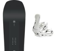 Pack snowboard Amplid Time Machine White/black 26 + Attacchi Sci - Nero - Größe 160 - 2026