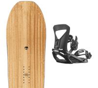 Pack snowboard Arbor Carter Camber 24 + Attacchi Sci - Marrone - Größe 155 - 2024