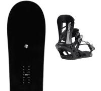 Pack snowboard Arbor El Camino Black 26 + Attacchi Sci - Nero - Größe 158 - 2026