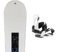 Pack snowboard Arbor Metal Machine Decon White/black/blue 26 + Attacchi Sci - Bianco - Größe 153 - 2026