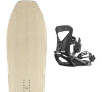 Pack snowboard Arbor Padre Wood/black 26 + Attacchi Sci - - Größe 161 - 2026