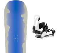 Pack snowboard Bataleon Blow Blue 26 + Attacchi Sci - Blu - Größe 154W - 2026