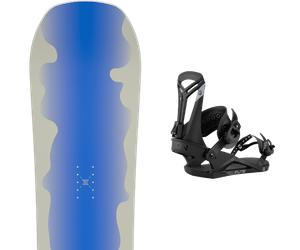 Pack snowboard Bataleon Blow Blue 26 + Attacchi Sci - Blu - Größe 155 - 2026