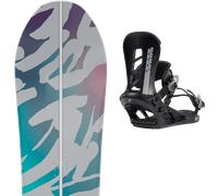 Pack snowboard Bataleon Cameleon Blue/grey 26 + Attacchi Sci - Grigio / Blu / Verde - Größe 157 - 2026