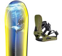 Pack snowboard Bataleon Distortia 24 + Attacchi Sci - Viola / Blu - Größe 146 - 2024