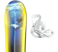 Pack snowboard Bataleon Distortia 24 + Attacchi Sci - Viola / Blu - Größe 149 - 2024