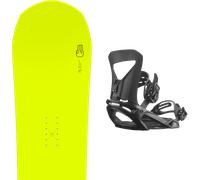 Pack snowboard Bataleon Evil Twin 20y Yellow 26 + Attacchi Sci - Giallo - Größe 159W - 2026