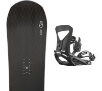 Pack snowboard Bataleon Evil Twin+ Black 26 + Attacchi Sci - Nero - Größe 154 - 2026