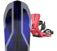 Pack snowboard Bataleon Goliath 25 + Attacchi Sci - Grigio / Blu - Größe 156 - 2025