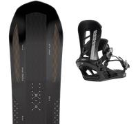Pack snowboard Bataleon Goliath+ Black 26 + Attacchi Sci - Nero - Größe 156 - 2026