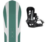 Pack snowboard Bataleon Goliath Green 26 + Attacchi Sci - Verde / Bianco - Größe 158W - 2026