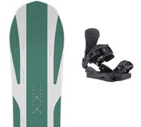 Pack snowboard Bataleon Goliath Green 26 + Attacchi Sci - Verde / Bianco - Größe 159 - 2026
