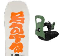 Pack snowboard Bataleon Minishred Orange 26 + Attacchi Sci - Arancione - Größe 105 - 2026