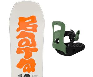 Pack snowboard Bataleon Minishred Orange 26 + Attacchi Sci - Arancione - Größe 95 - 2026