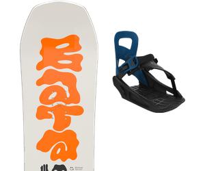 Pack snowboard Bataleon Minishred Orange 26 + Attacchi Sci - Arancione - Größe 95 - 2026