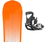 Pack snowboard Bataleon Party Wave Orange 26 + Attacchi Sci - Arancione - Größe 154 - 2026