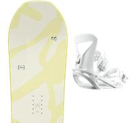 Pack snowboard Bataleon Spirit 25 + Attacchi Sci - Giallo - Größe 149 - 2025