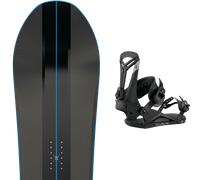 Pack snowboard Bataleon Surfer Black 26 + Attacchi Sci - Nero - Größe 154 - 2026