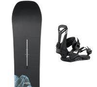 Pack snowboard Burton Process 26 + Attacchi Sci - Nero / Blu - Größe 157W - 2026