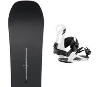 Pack snowboard Burton Process Flying V 26 + Attacchi Sci - Nero / Blu - Größe 152 - 2026
