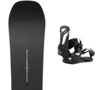 Pack snowboard Burton Process Flying V 26 + Attacchi Sci - Nero / Blu - Größe 159 - 2026