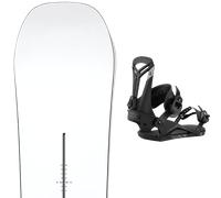 Pack snowboard Burton Process Yellow 25 + Attacchi Sci - Bianco - Größe 155 - 2025