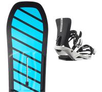 Pack snowboard Burton Smalls Blue 26 + Attacchi Sci - Bianco / Blu / Nero - Größe 134 - 2026