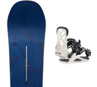 Pack snowboard Burton Yeasayer Flying V W 26 + Attacchi Sci - Blu / Grigio - Größe 152 - 2026