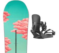 Pack snowboard Burton Yeasayer Fv W Blue/pink 25 + Attacchi Sci - Verde / Rosso - Größe 140 - 2025