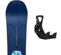 Pack snowboard Burton Yeasayer W 26 + Attacchi Sci - Blu / Grigio - Größe 148 - 2026
