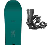 Pack snowboard Capita Aeronaut Multi 26 + Attacchi Sci - Verde / Nero - Größe 159 - 2026