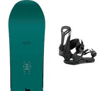 Pack snowboard Capita Aeronaut Multi 26 + Attacchi Sci - Verde / Nero - Größe 160W - 2026