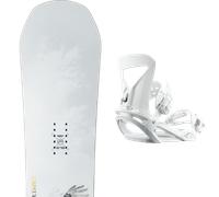 Pack snowboard Capita Birds Of A Feather White 26 + Attacchi Sci - Bianco / Blu - Größe 148 - 2026