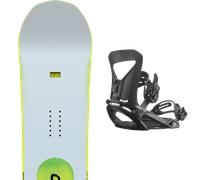 Pack snowboard Capita Mercury White/yellow 26 + Attacchi Sci - Grigio / Verde - Größe 155 - 2026