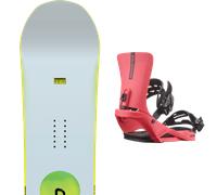 Pack snowboard Capita Mercury White/yellow 26 + Attacchi Sci - Grigio / Verde - Größe 155 - 2026