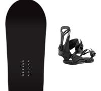 Pack snowboard Gnu Facts Black/yellow 26 + Attacchi Sci - Nero - Größe 156 - 2026