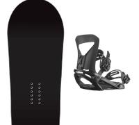 Pack snowboard Gnu Facts Black/yellow 26 + Attacchi Sci - Nero - Größe 156W - 2026
