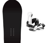 Pack snowboard Gnu Facts Black/yellow 26 + Attacchi Sci - Nero - Größe 159W - 2026