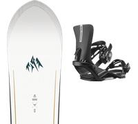Pack snowboard Jones Frontier 2.0 White/dark Blue 26 + Attacchi Sci - Bianco / Blu - Größe 158W - 2026