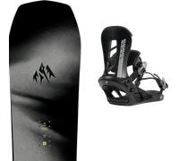 Pack snowboard Jones Howler Black/grey 26 + Attacchi Sci - Nero - Größe 161 - 2026