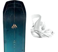 Pack snowboard Jones Howler W Dark Blue/blue 26 + Attacchi Sci - Blu - Größe 151 - 2026