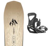 Pack snowboard Jones Men's Flagship 26 + Attacchi Sci - Nero / Beige - Größe 156W - 2026
