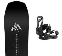 Pack snowboard Jones Men's Flagship Pro 26 + Attacchi Sci - Beige / Nero - Größe 162W - 2026