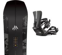 Pack snowboard Jones Mountain Twin Pro Black 26 + Attacchi Sci - Nero - Größe 162W - 2026