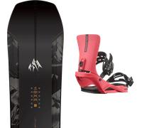 Pack snowboard Jones Mountain Twin Pro Black 26 + Attacchi Sci - Nero - Größe 162W - 2026