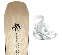 Pack snowboard Jones Women's Flagship 26 + Attacchi Sci - Beige / Nero - Größe 149 - 2026