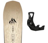Pack snowboard Jones Women's Flagship 26 + Attacchi Sci - Beige / Nero - Größe 152 - 2026