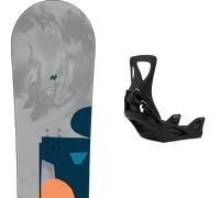 Pack snowboard K2 Chloro Grey/blue/coral 26 + Attacchi Sci - Grigio - Größe 146 - 2026