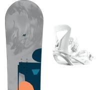 Pack snowboard K2 Chloro Grey/blue/coral 26 + Attacchi Sci - Grigio - Größe 150 - 2026